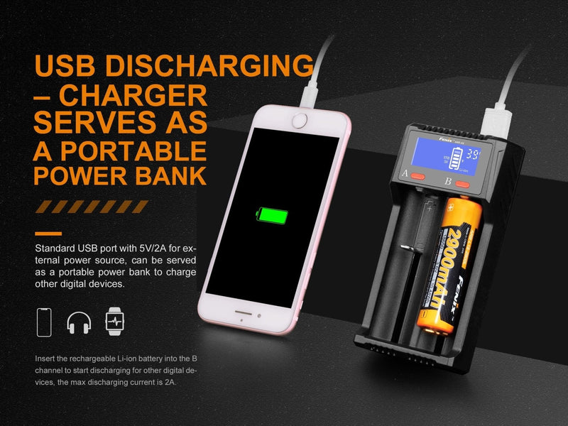 Load image into Gallery viewer, Fenix ARE-D2 Dual Channel Smart Battery Charger
