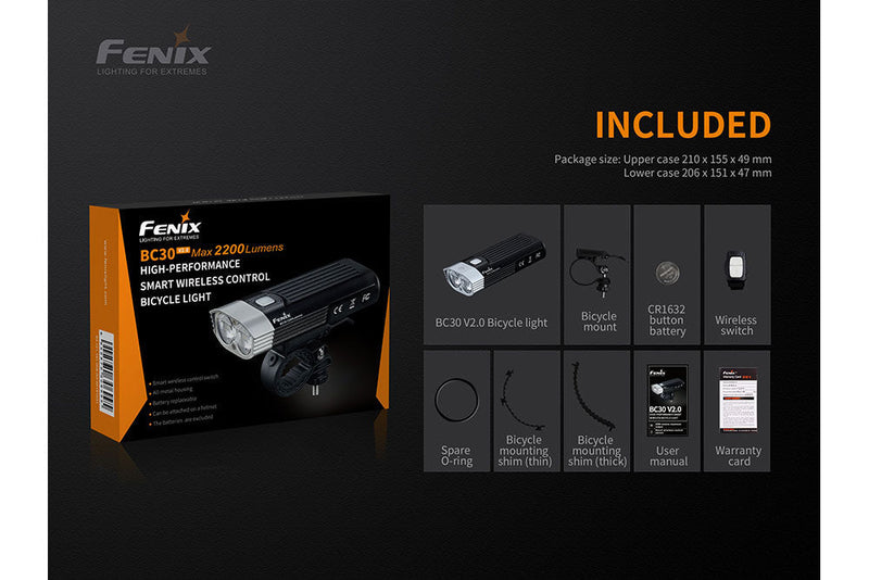Load image into Gallery viewer, Fenix BC30 V2 LED Bike Light
