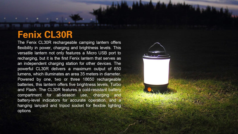 Load image into Gallery viewer, Fenix CL30R LED Camping Lantern
