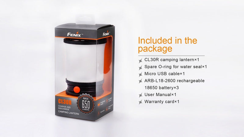 Load image into Gallery viewer, Fenix CL30R LED Camping Lantern
