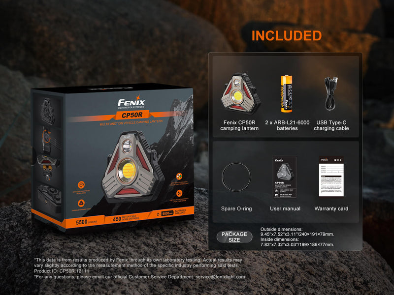 Load image into Gallery viewer, Fenix CP50R Road Hazard Camping Lantern
