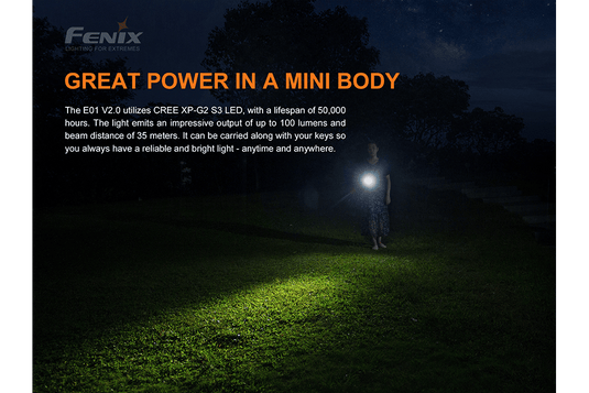 Fenix E01 V2.0 AAA LED Flashlight