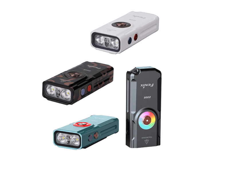 Load image into Gallery viewer, Fenix E06R Keychain Light with White, UV, and Red Laser Lights

