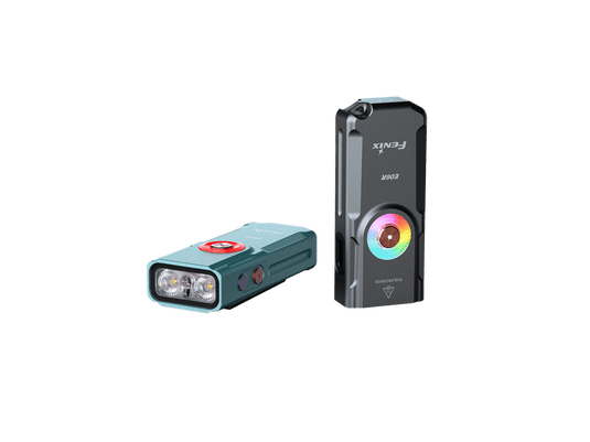 Fenix E06R Keychain Light with White, UV, and Red Laser Lights