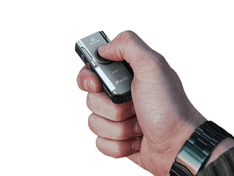Load image into Gallery viewer, Fenix E06R Keychain Light with White, UV, and Red Laser Lights
