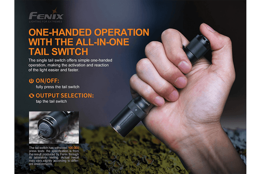 Fenix E20 V2.0 EDC Flashlight - 350 Lumens