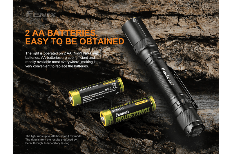 Load image into Gallery viewer, Fenix E20 V2.0 EDC Flashlight - 350 Lumens
