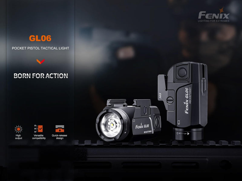 Load image into Gallery viewer, Fenix GL06 Pocket Pistol Tactical LED Light - 600 Lumens

