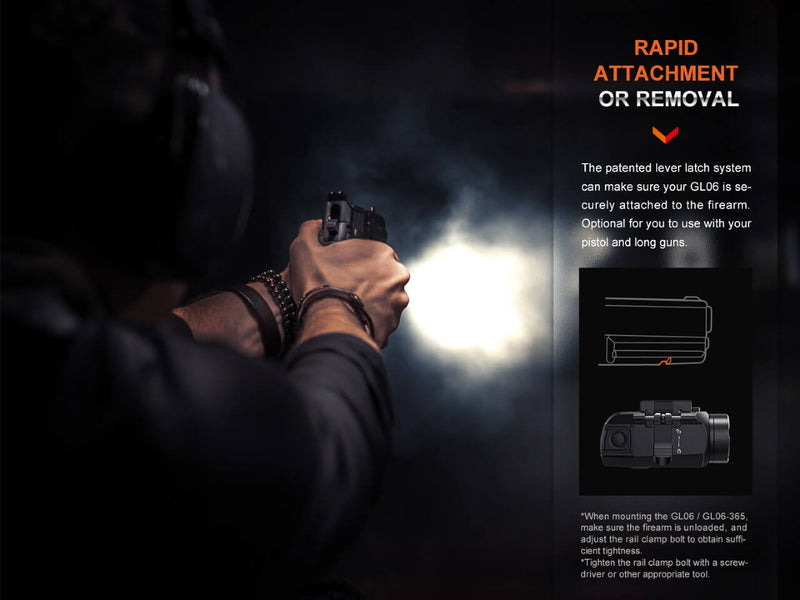 Load image into Gallery viewer, Fenix GL06 Pocket Pistol Tactical LED Light - 600 Lumens
