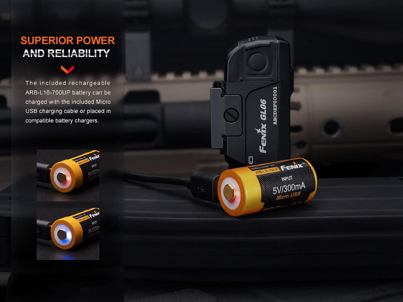 Load image into Gallery viewer, Fenix GL06 Pocket Pistol Tactical LED Light - 600 Lumens
