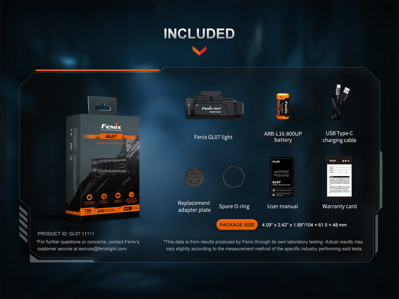 Load image into Gallery viewer, Fenix GL07 Quick Release Weapon Light
