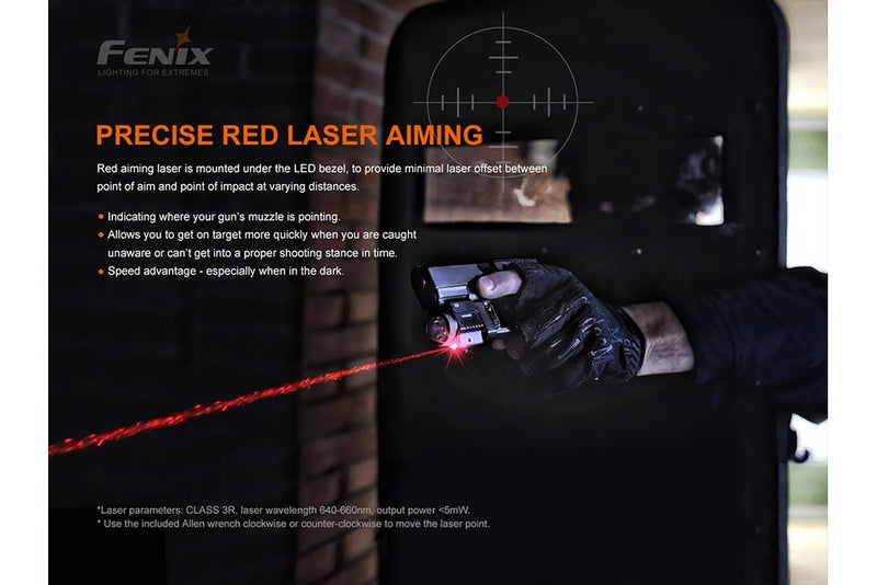 Load image into Gallery viewer, Fenix GL22 Tactical LED Light with Red Laser
