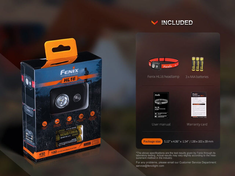 Load image into Gallery viewer, Fenix HL16 Lightweight Outdoor Hiking LED Headlamp
