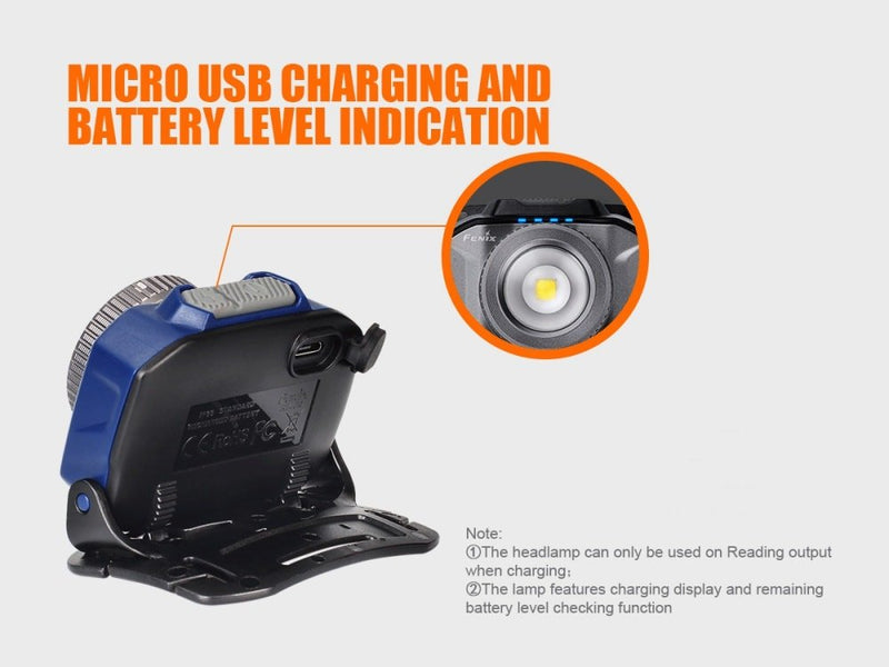 Load image into Gallery viewer, Fenix HL40R Focusable USB Rechargeable LED Headlamp
