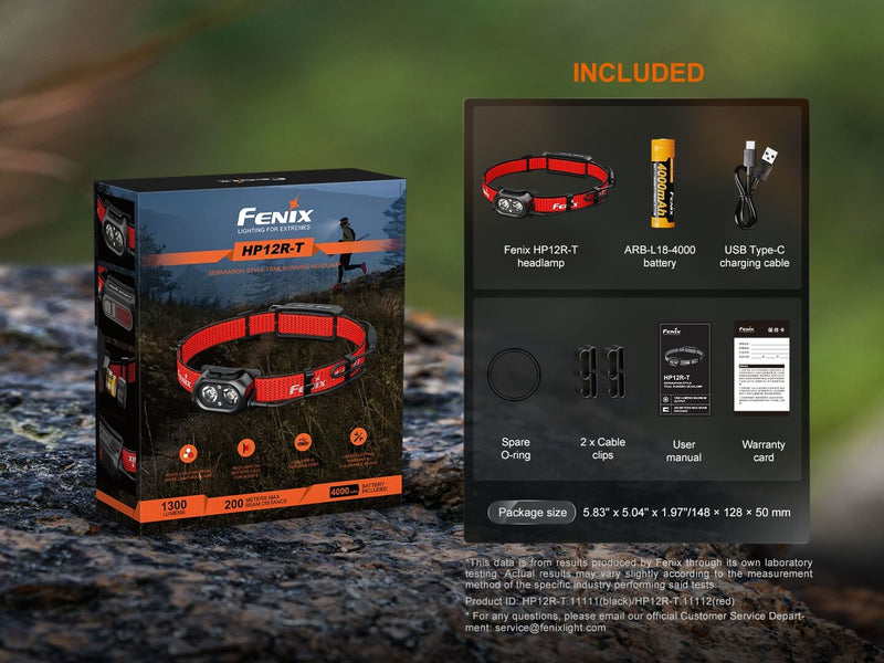 Load image into Gallery viewer, Fenix HP12R-T Balanced Trail Headlamp
