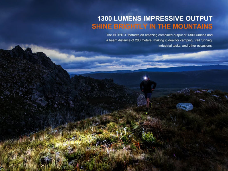 Load image into Gallery viewer, Fenix HP12R-T Balanced Trail Headlamp

