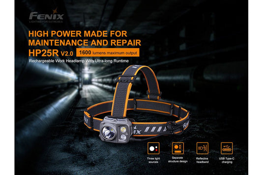 Fenix HP25R V2.0 Headlamp - 1600 Lumens