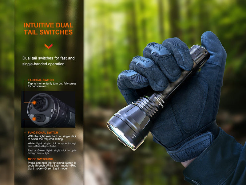 Load image into Gallery viewer, Fenix HT32 Hunting Flashlight with Red &amp; Green Output
