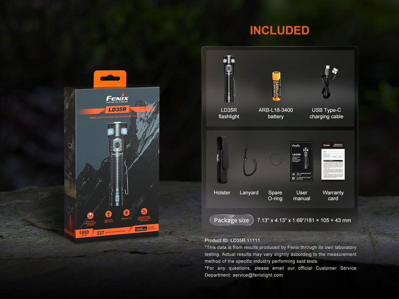 Load image into Gallery viewer, Fenix LD35R High Performance Multimode Flashlight
