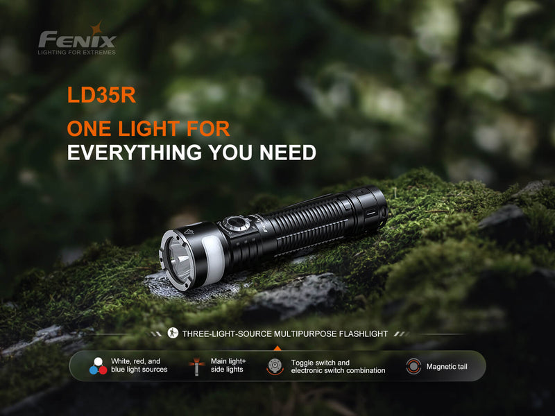 Load image into Gallery viewer, Fenix LD35R High Performance Multimode Flashlight
