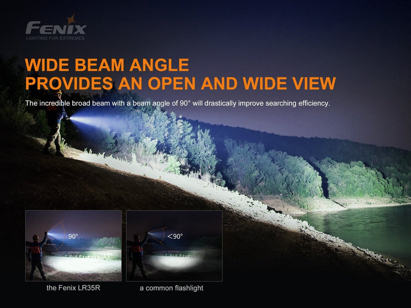 Load image into Gallery viewer, Fenix LR35R Rechargeable LED Flashlight - 10,000 Lumens
