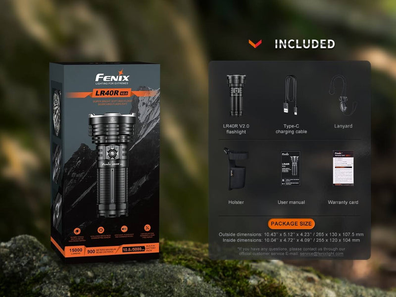 Load image into Gallery viewer, Fenix LR40R V2.0 Rechargeable LED Searchlight
