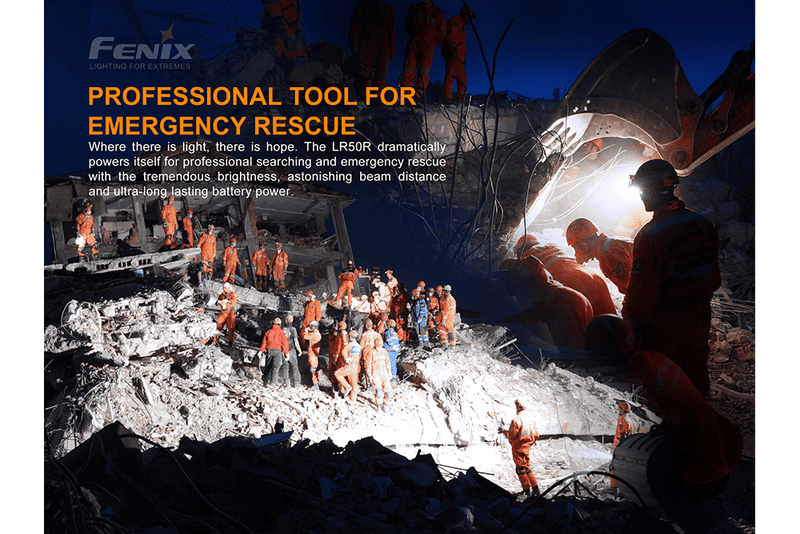 Load image into Gallery viewer, Fenix LR50R Multifunctional LED Search Light - 12000 Lumens
