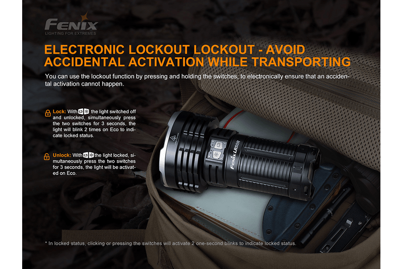 Load image into Gallery viewer, Fenix LR50R Multifunctional LED Search Light - 12000 Lumens
