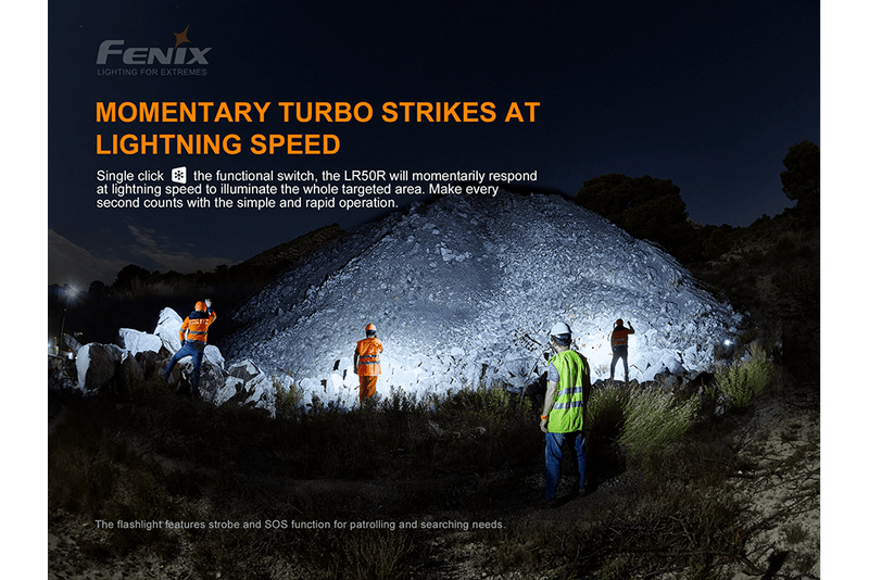 Load image into Gallery viewer, Fenix LR50R Multifunctional LED Search Light - 12000 Lumens
