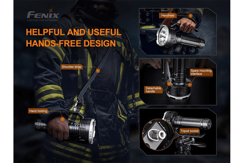 Load image into Gallery viewer, Fenix LR80R Rechargeable LED Searchlight - 18000 Lumens
