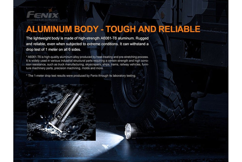 Load image into Gallery viewer, Fenix LR80R Rechargeable LED Searchlight - 18000 Lumens
