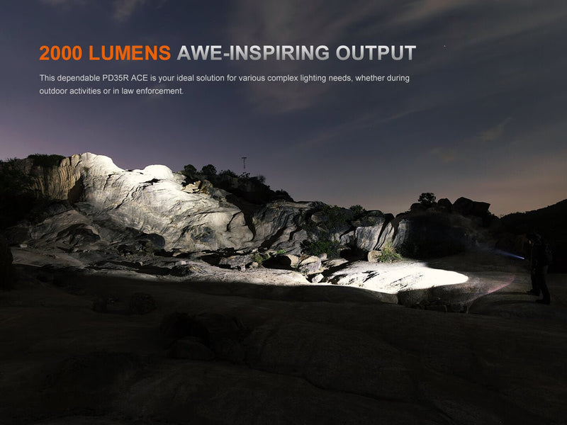 Load image into Gallery viewer, Fenix PD35R ACE Multi-mode Tactical Flashlight
