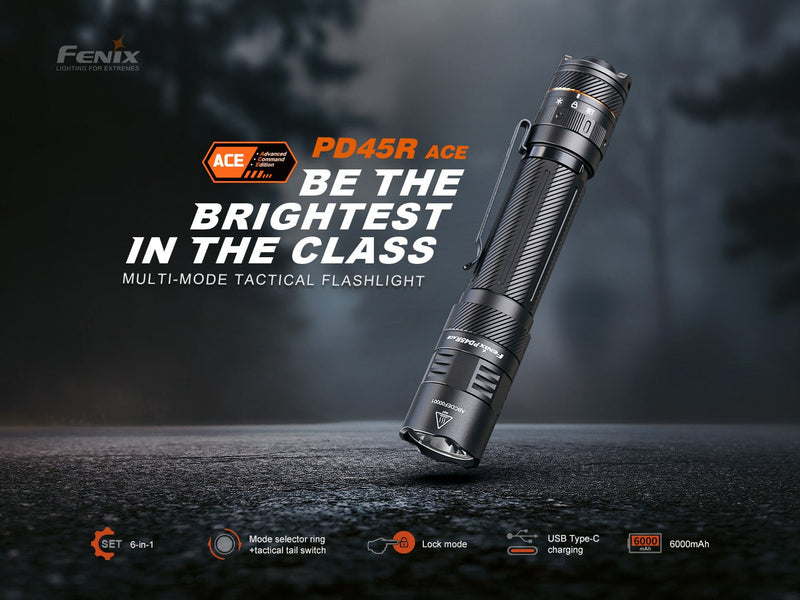 Load image into Gallery viewer, Fenix PD45R ACE Multi-Mode Tactical Flashlight

