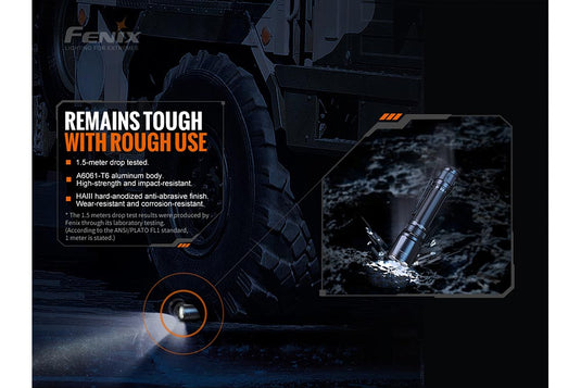 Fenix TK20R V2.0 Rechargeable Flashlight | 3000 lumens