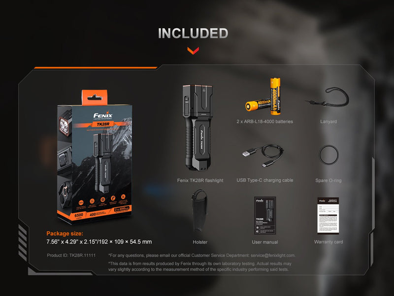 Load image into Gallery viewer, Fenix TK28R Multi-LED High-Performance Flashlight - 6500 Lumens

