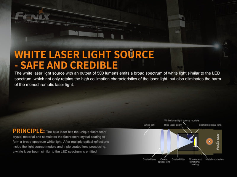 Load image into Gallery viewer, Fenix TK30 White Laser LED Flashlight
