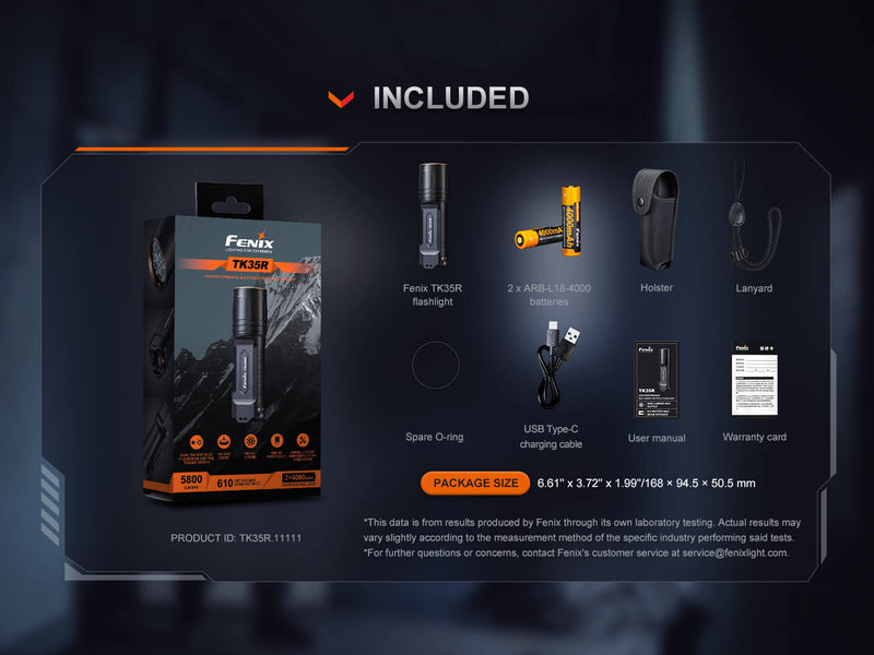 Load image into Gallery viewer, Fenix TK35R UV Light Rechargeable High-Performance Tactical Flashlight
