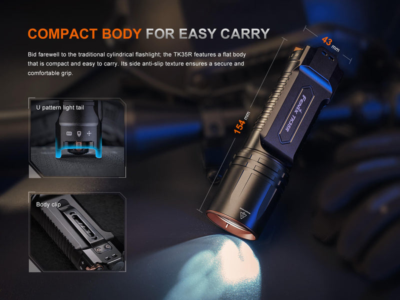 Load image into Gallery viewer, Fenix TK35R UV Light Rechargeable High-Performance Tactical Flashlight
