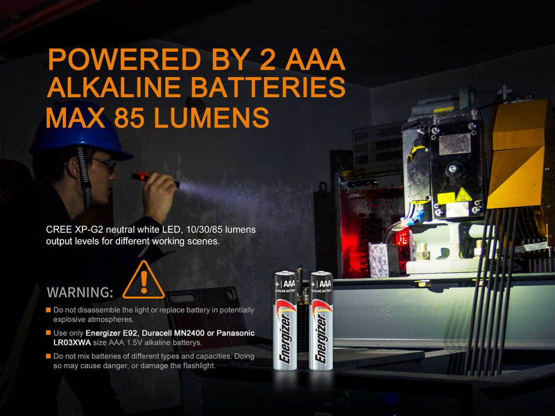 Load image into Gallery viewer, Fenix WF05E Intrinsically Safe Flashlight
