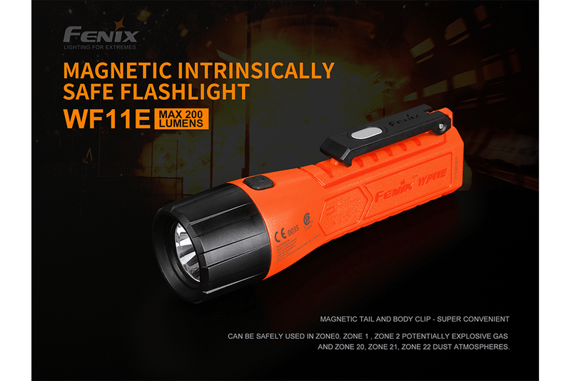 Load image into Gallery viewer, Fenix WF11E Intrinsically Safe Flashlight
