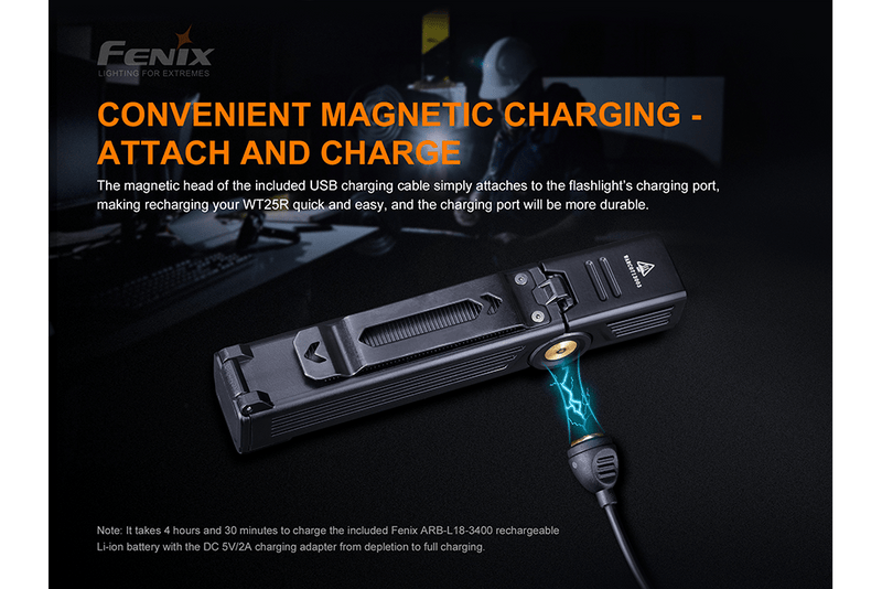 Load image into Gallery viewer, Fenix WT25R Adjustable Head LED Flashlight - 1000 Lumens

