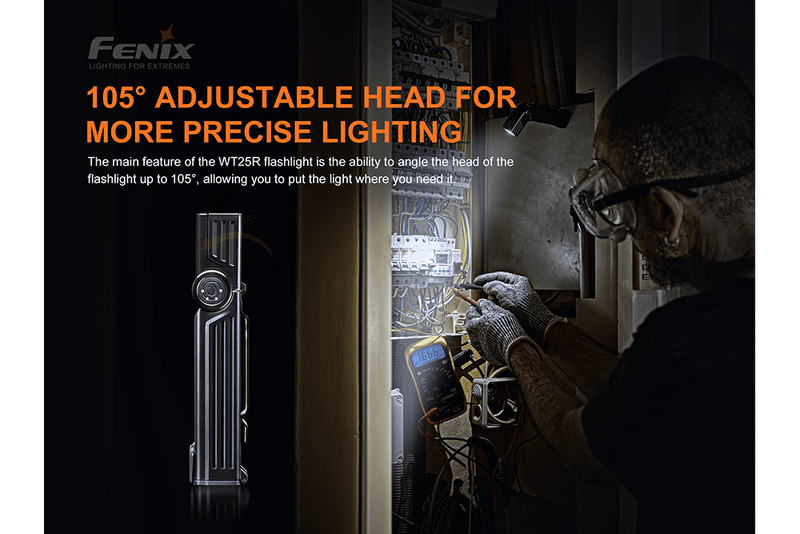 Load image into Gallery viewer, Fenix WT25R Adjustable Head LED Flashlight - 1000 Lumens
