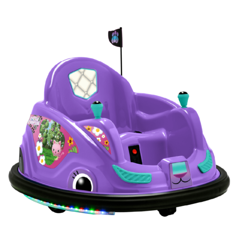 Load image into Gallery viewer, Gabby&#39;s Dollhouse Electric Bumper Car - 6V Battery Powered Ride On
