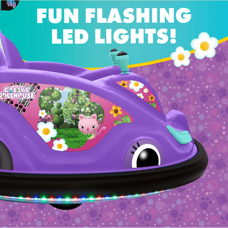 Load image into Gallery viewer, Gabby&#39;s Dollhouse Electric Bumper Car - 6V Battery Powered Ride On

