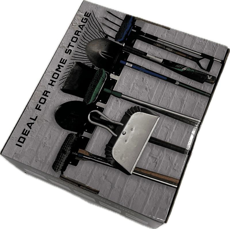 Load image into Gallery viewer, Garage Wall Rack Organizer for Yard Tools, Gear &amp; Equipment, Skis or Snowboard by Bindings
