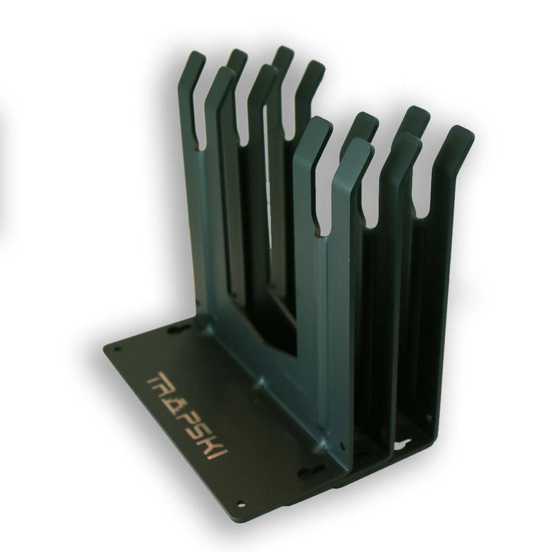 Load image into Gallery viewer, Garage Wall Rack Organizer for Yard Tools, Gear &amp; Equipment, Skis or Snowboard by Bindings
