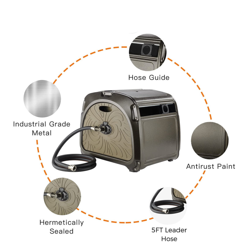 Load image into Gallery viewer, Garden Hose Reel Box-Heavy Duty
