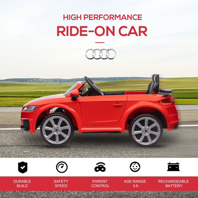 Load image into Gallery viewer, 6V Audi TT RS Kid Electric Sports Car with Remote Control Ride-On
