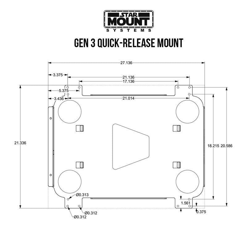 Load image into Gallery viewer, Star-Mount Voyager Mount for Gen 3 Starlink
