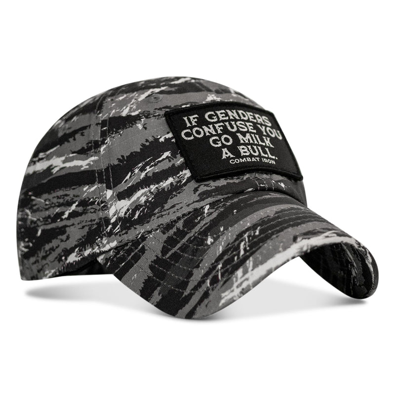 Load image into Gallery viewer, If Genders Confuse You Go Milk A Bull Patch Ripstop Hat
